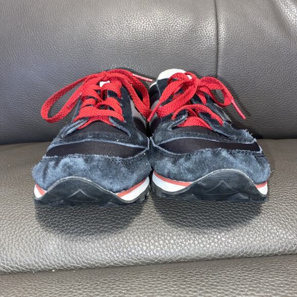 Vintage Woman’s 6.5 Saucony Jazz Original Black Running Walking Shoes Sneakers - Picture 2 of 10